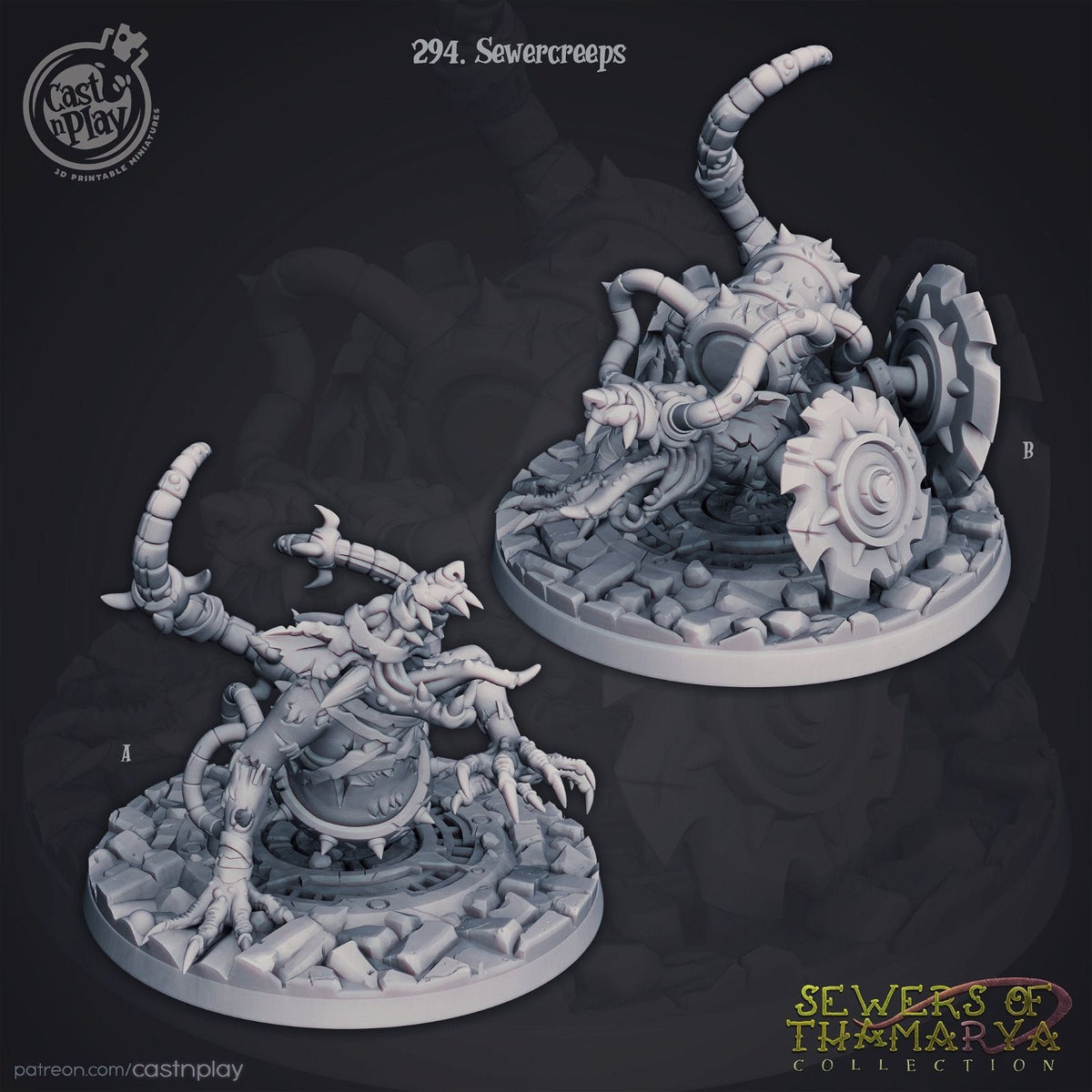 Sewercreeps - The Printable Dragon