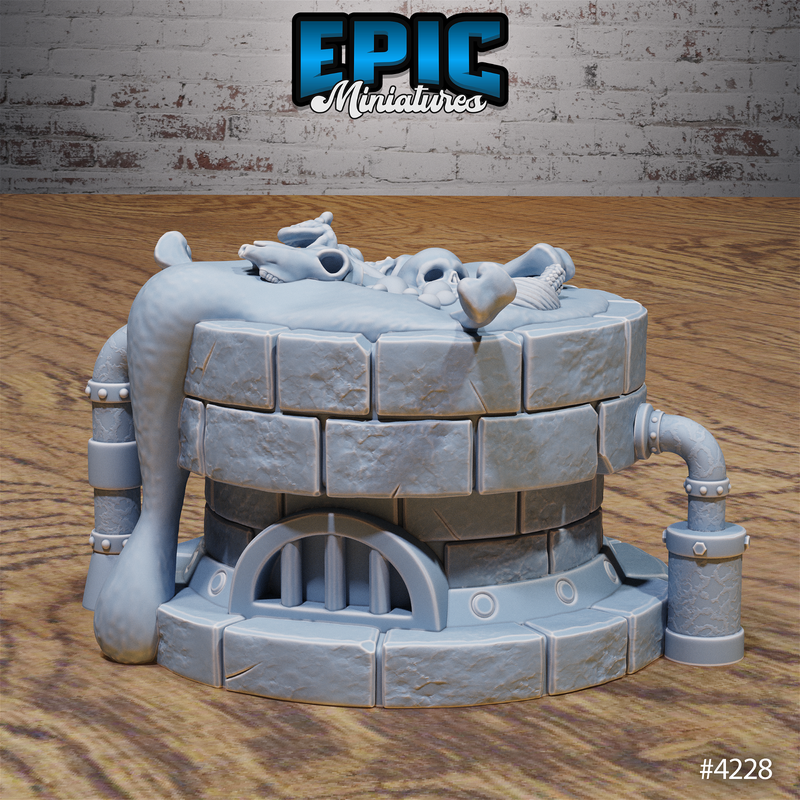 Sewers Scatter 3D-printed model