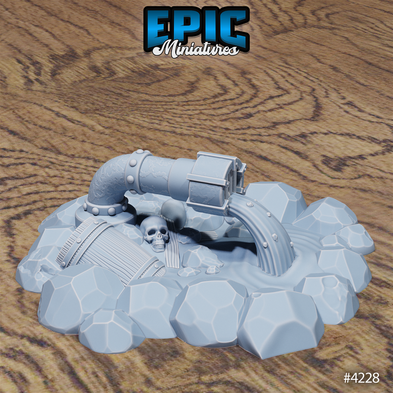 Sewers Scatter 3D-printed model