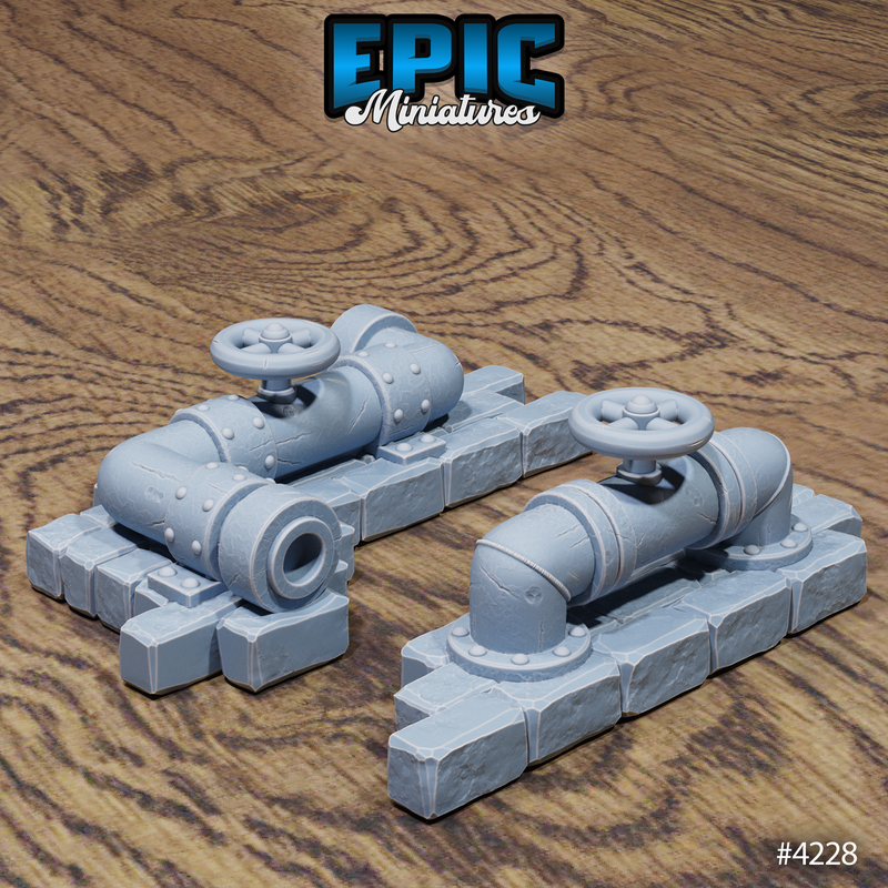 Sewers Scatter 3D-printed model