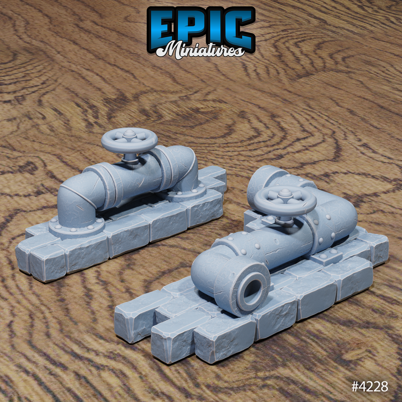 Sewers Scatter 3D-printed model