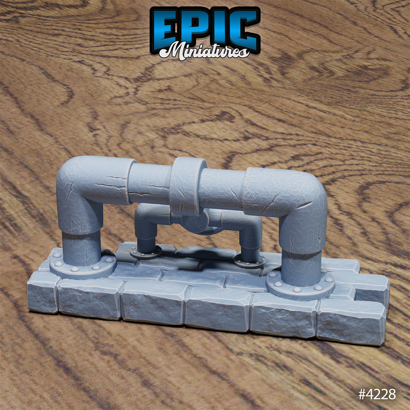 Sewers Scatter 3D-printed model