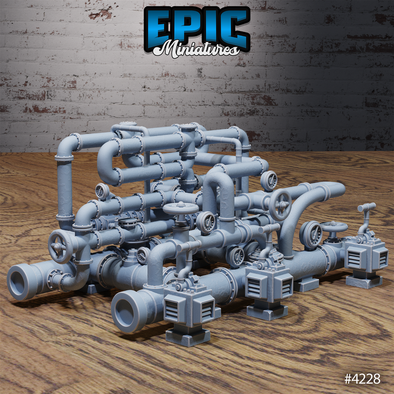 Sewers Scatter 3D-printed model