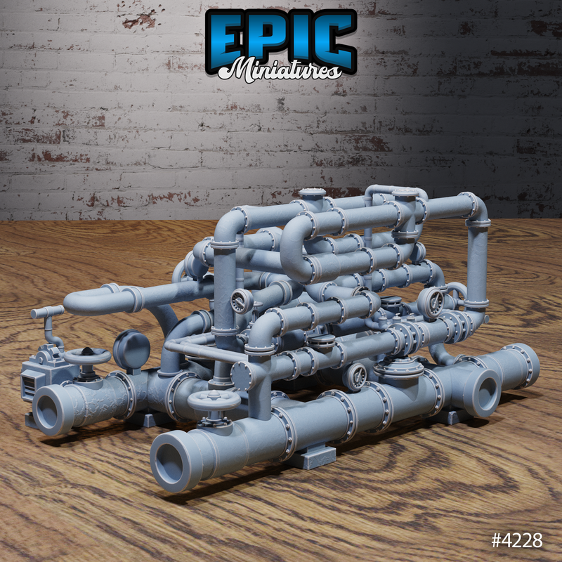 Sewers Scatter 3D-printed model