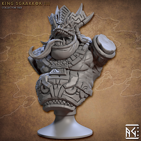 Sgrakkor Bust 3D-printed model