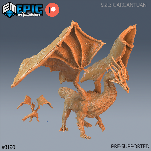 Shadow Dragon 3D-printed model