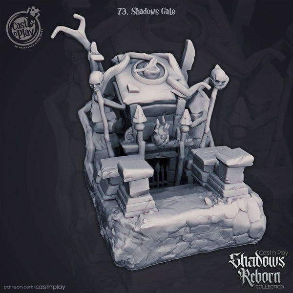 Shadow Gate 3D-printed model