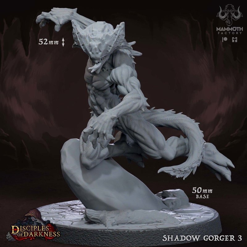 Shadow Gorger 3D-printed model