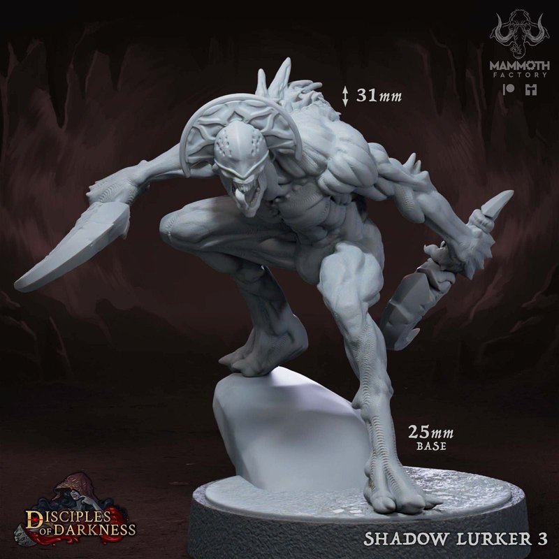 Shadow Lurkers 3D-printed model