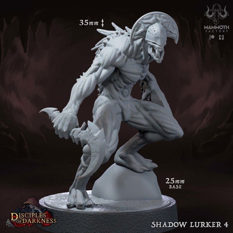 Shadow Lurkers 3D-printed model