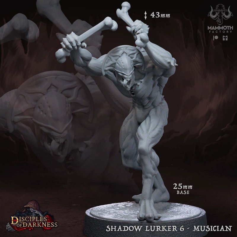 Shadow Lurkers 3D-printed model