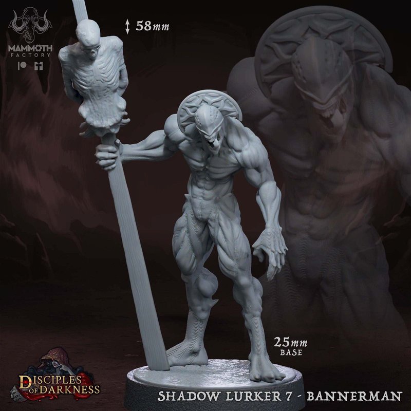 Shadow Lurkers 3D-printed model