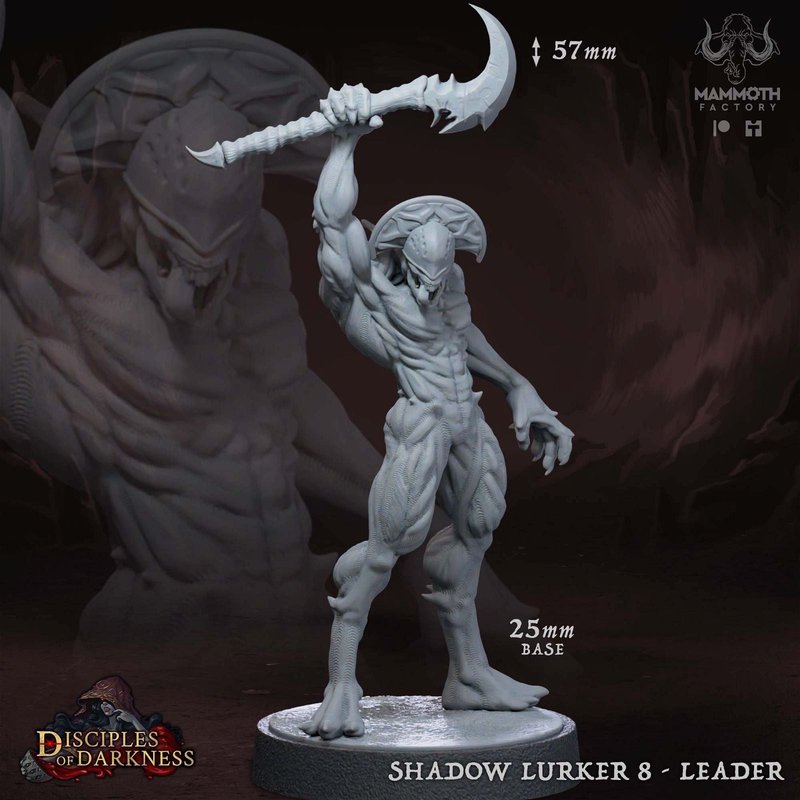 Shadow Lurkers 3D-printed model