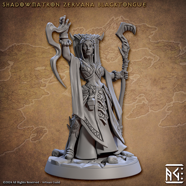 Shadowmeatron Zervana Blacktongue 3D-printed model