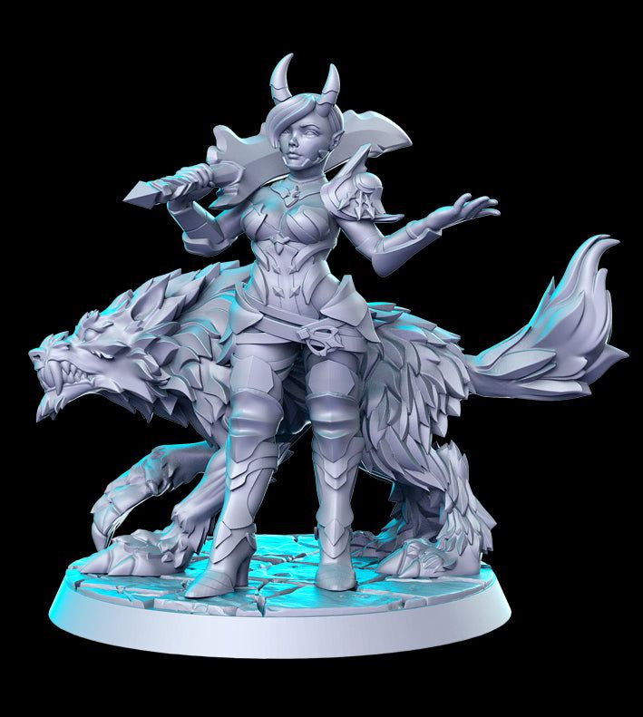 Shaduuna Female Tiefling Assassin - The Printable Dragon