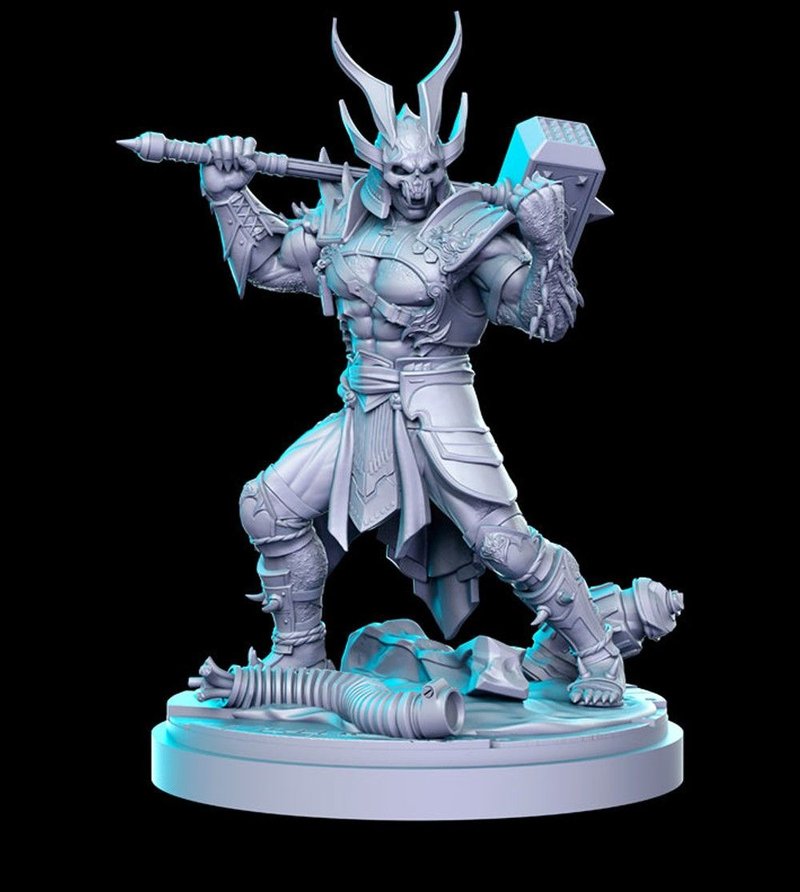 Shao Khan 3D-printed model