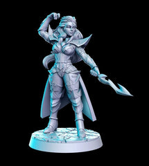 Shariza Female Mage-Assassin 3D-printed model