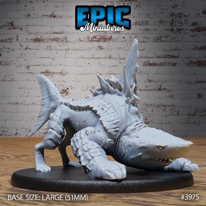 Shark Dog 3D-printed model