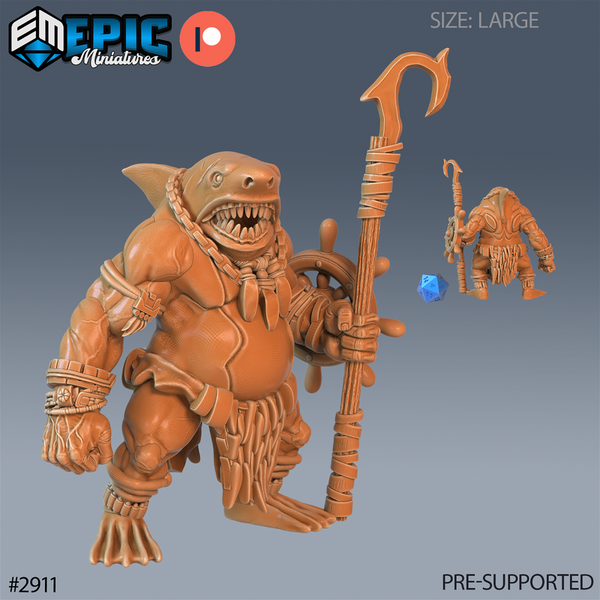 Shark Folk 3D-printed model