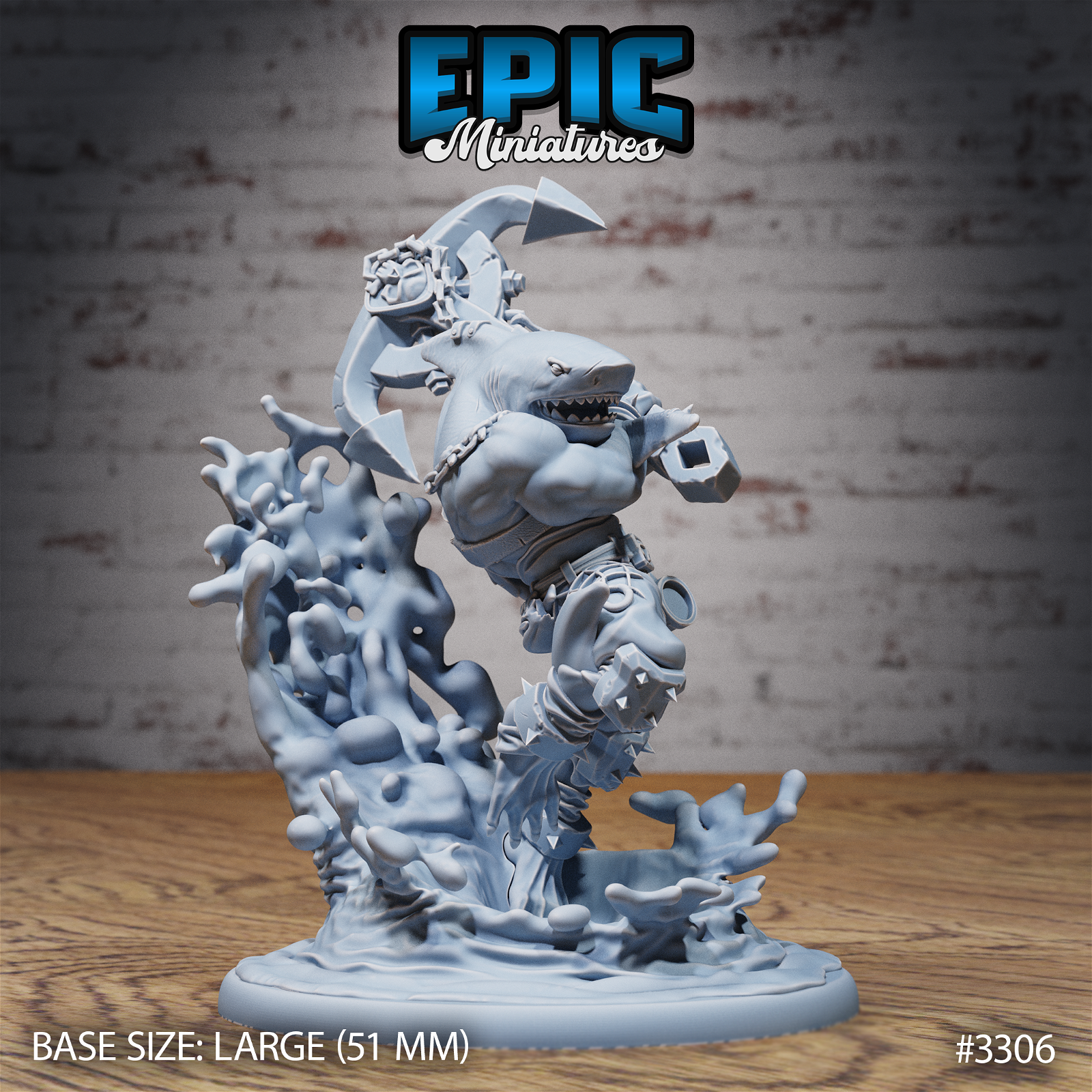 Shark Folk Pirate - The Printable Dragon