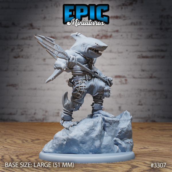 Shark Folk Pirate - The Printable Dragon