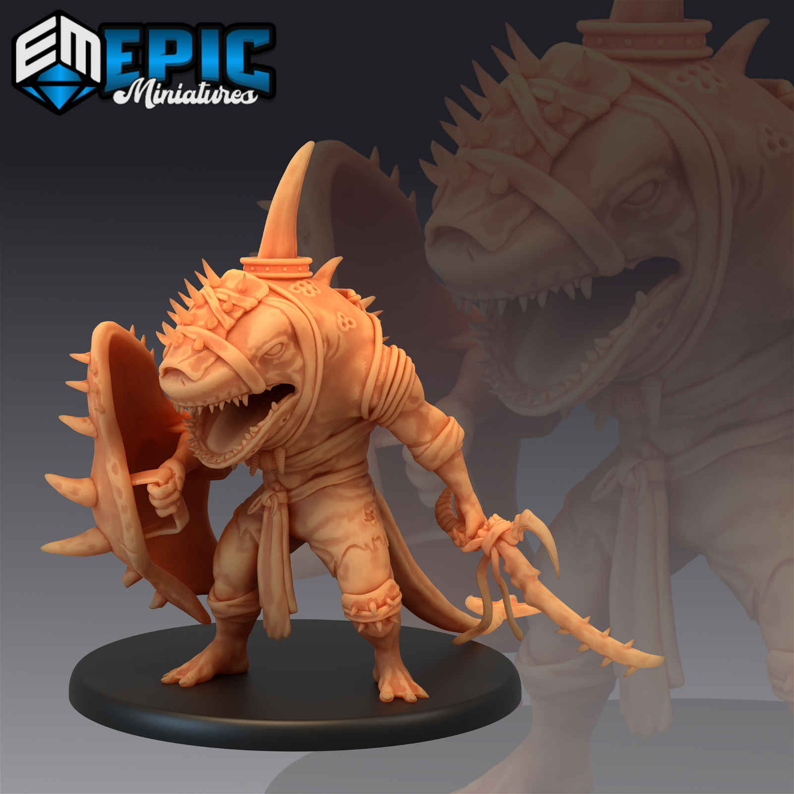 Sharkfolk - The Printable Dragon