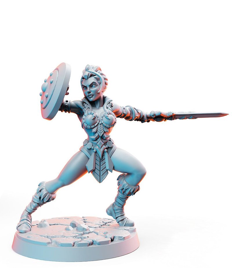 Sheela 3D-printed model