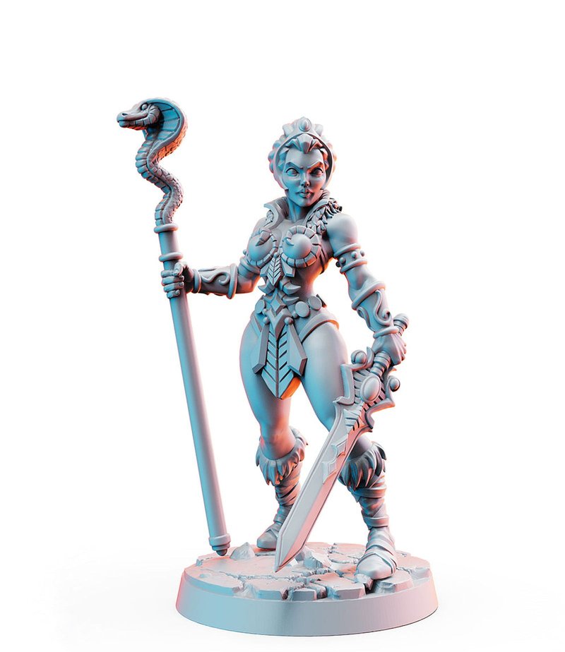 Sheela 3D-printed model