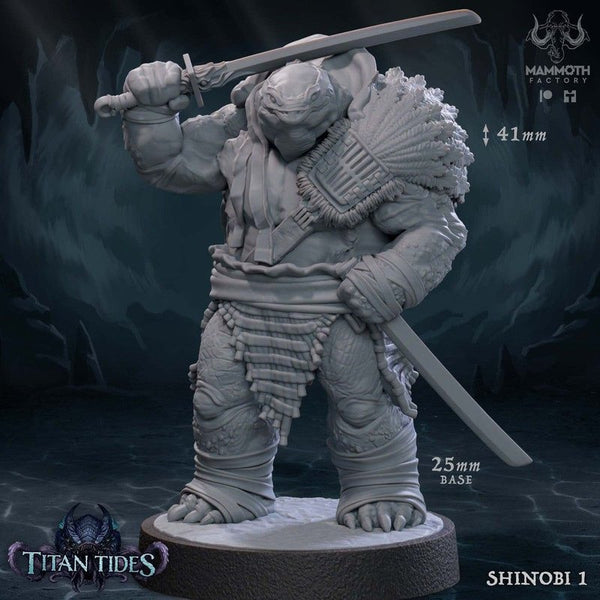 Shell Shinobi 3D-printed model