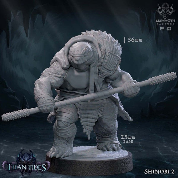 Shell Shinobi 3D-printed model