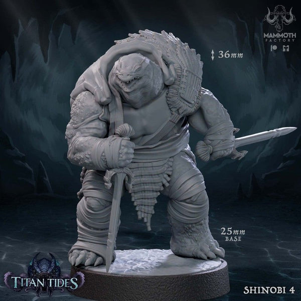 Shell Shinobi 3D-printed model