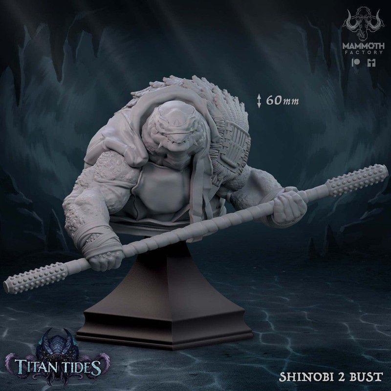 Shell Shinobi Bust 3D-printed model