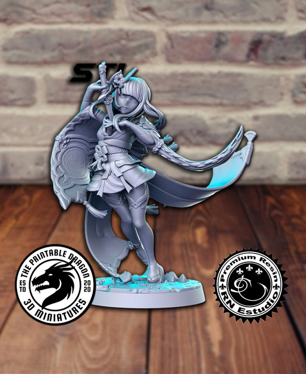 Shogun 3D-printed model