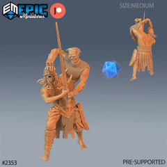 Siamese Zombie 3D-printed model