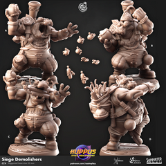 Siege Demolishers 3D-printed model