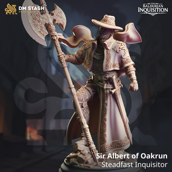 Sir Albert of Oakrun - Steadfast Inquisitor 3D-printed model