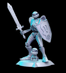 Sir Daniel Fortesque 3D-printed model