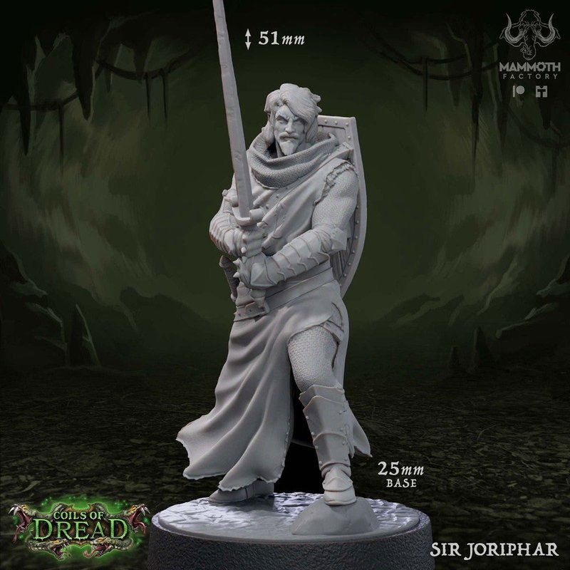 Sir Joriphar 3D-printed model