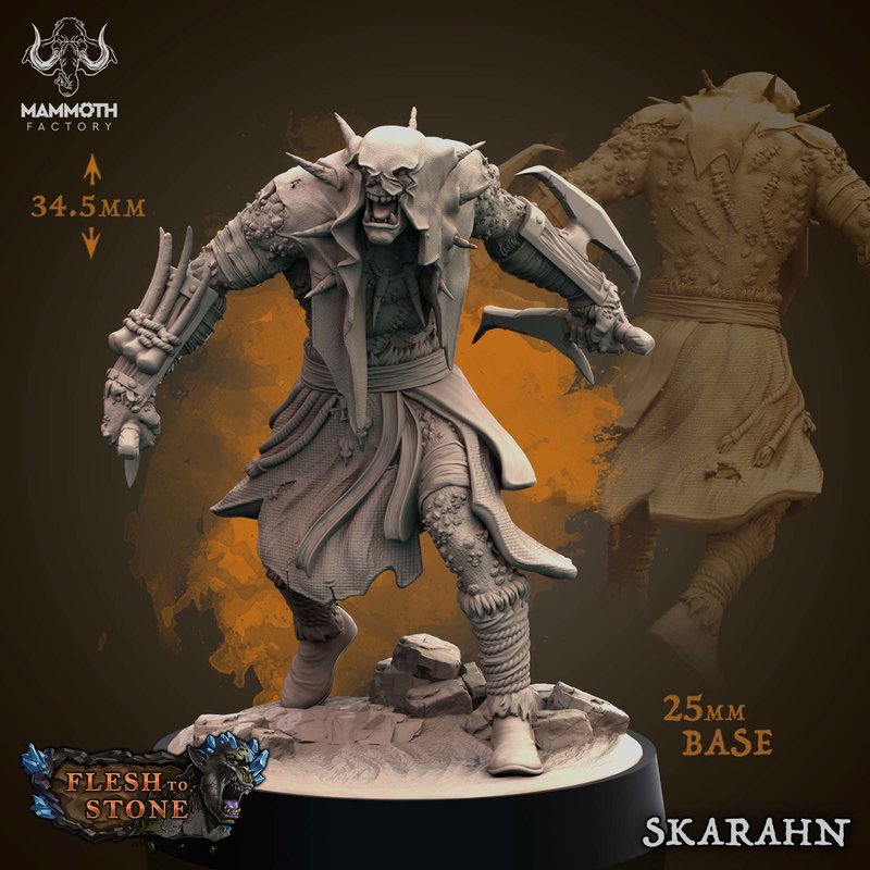 Skarahn 3D-printed model