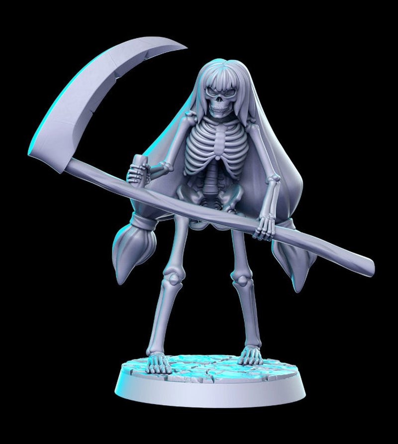 Skeleton 3D-printed model