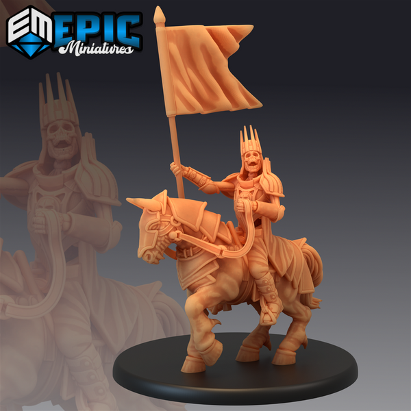 Skeleton Army Rider 3D-printed model