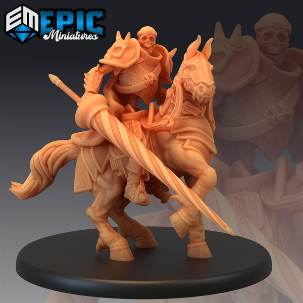 Skeleton Army Rider 3D-printed model