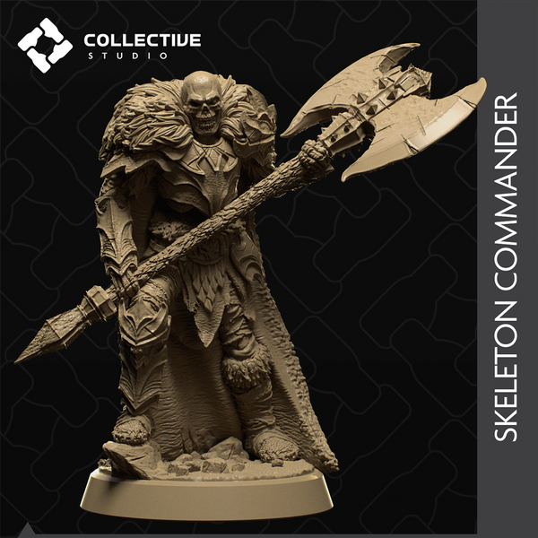 Skeleton Commander 3D-printed model