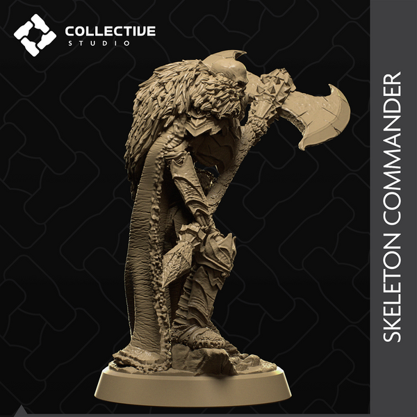 Skeleton Commander 3D-printed model