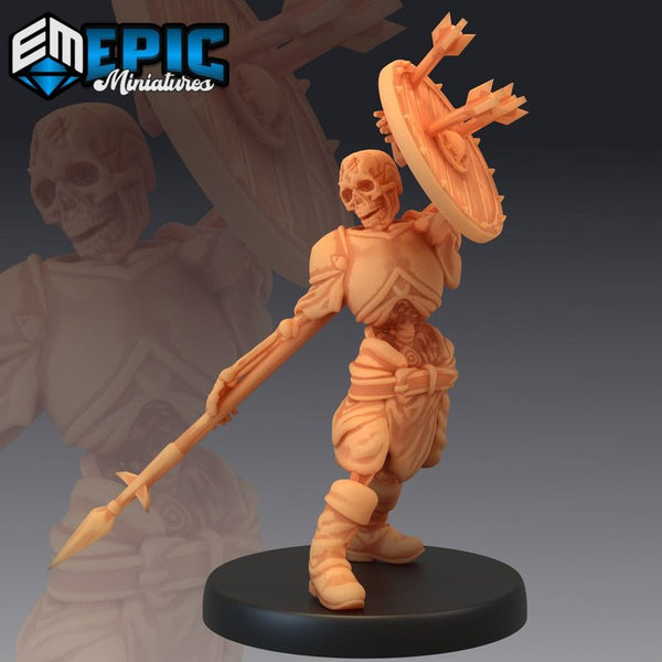 Skeleton Foot Soldier 3D-printed model