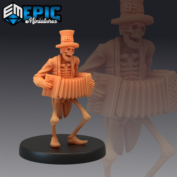 Skeleton Musician - The Printable Dragon