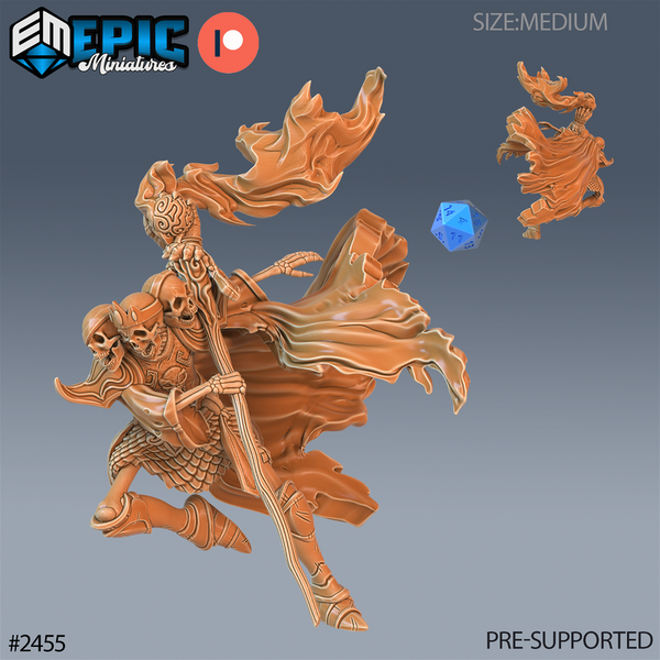 Skeleton Skull King 3D-printed model