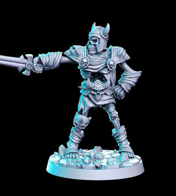Skeleton Warrior 3D-printed model