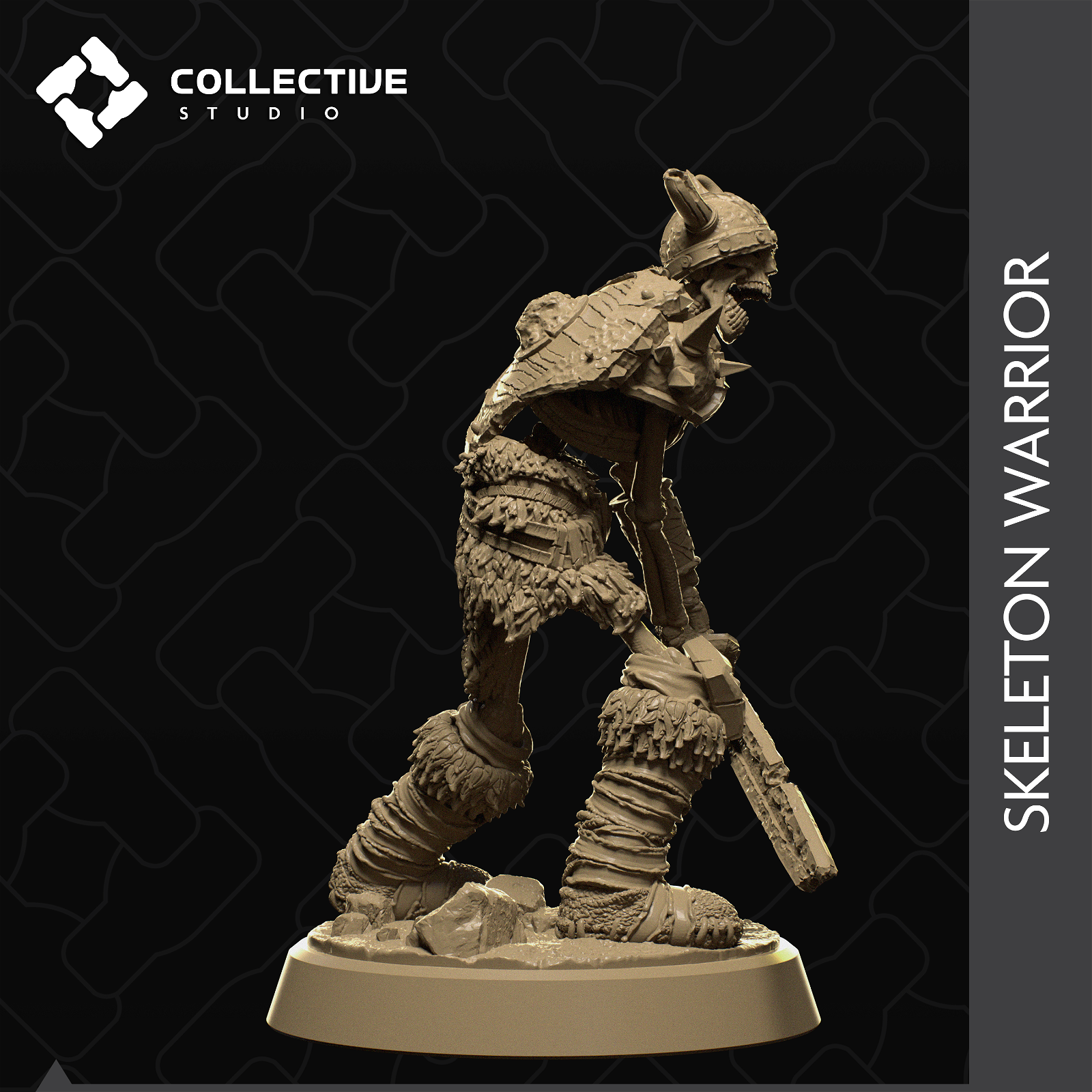 Skeleton Warrior - The Printable Dragon