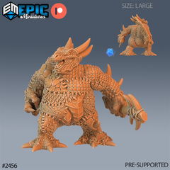 Skin Stitch Dragon 3D-printed model